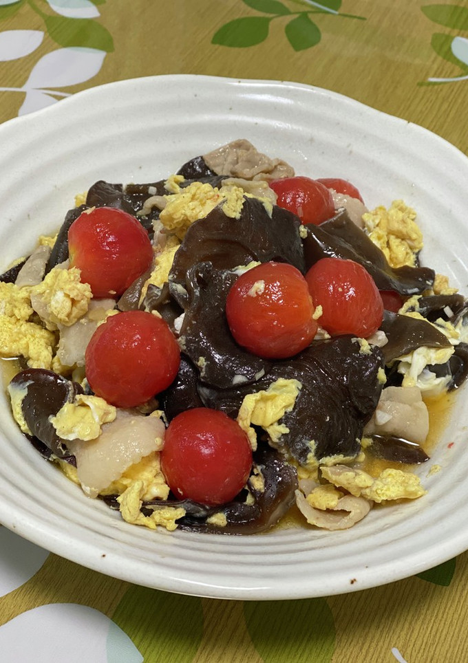 キクラゲとタマゴと豚肉の中華風炒め❤️-レシピのメイン写真