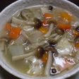 帆立水煮缶とコロコロ野菜のスープ