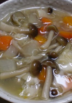 帆立水煮缶とコロコロ野菜のスープ-レシピのメイン写真