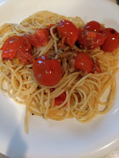 ミニトマトのアンチョビパスタ-レシピのメイン写真