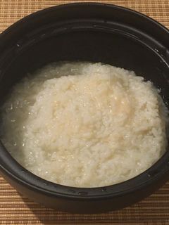 ヘルシー!土鍋で作る絶品中華風おかゆ✨-レシピのメイン写真