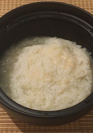 ヘルシー！土鍋で作る絶品中華風おかゆ✨-レシピのメイン写真