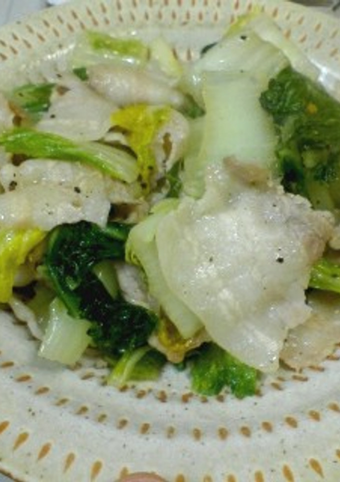 白菜と豚肉の蒸し煮-レシピのメイン写真