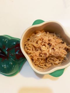 ローカロリーしらたきの明太子煮 お弁当に-レシピのメイン写真