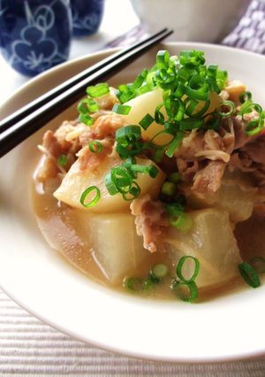 冬野菜＆豚肉の黒糖味噌煮-レシピのメイン写真