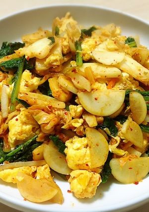簡単おかず:じゃがいものキムチ炒め-レシピのメイン写真