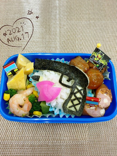 銃〜ピストル、キャラ弁-レシピのメイン写真
