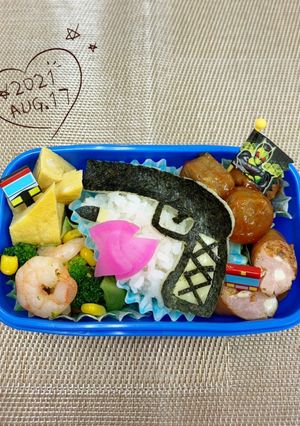 銃〜ピストル、キャラ弁-レシピのメイン写真