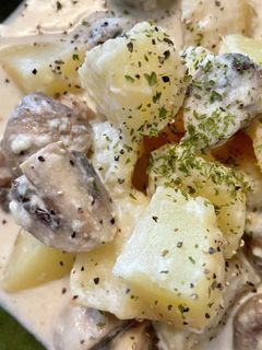 じゃがいもとマッシュルームのミルク煮-レシピのメイン写真