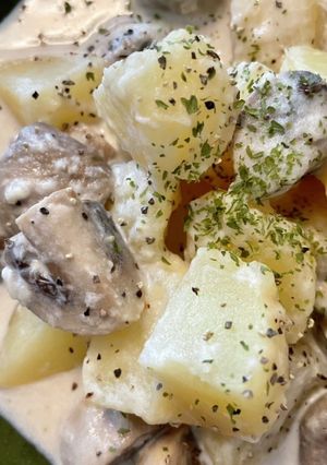 じゃがいもとマッシュルームのミルク煮-レシピのメイン写真