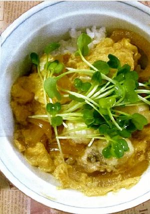 あんこうの卵どんぶり-レシピのメイン写真