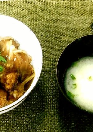 和風あんどんとあんきもみそ汁-レシピのメイン写真