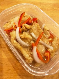 ●鶏むね肉の唐揚げで●さっぱりマリネ-レシピのメイン写真