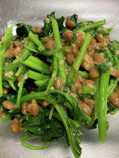 ねばねばが美味!モロヘイヤの納豆和え-レシピのメイン写真