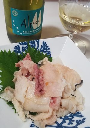 湯かけくじらの食べ方-レシピのメイン写真