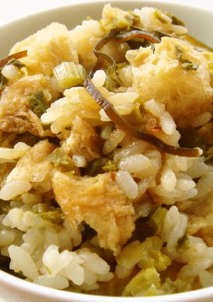 炊飯器一つで☆簡単かぶの葉ご飯-レシピのメイン写真