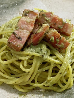 ベーコンのクリームジェノベーゼパスタ-レシピのメイン写真