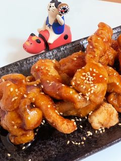 お弁当にも!鶏胸肉の甘唐揚げ-レシピのメイン写真