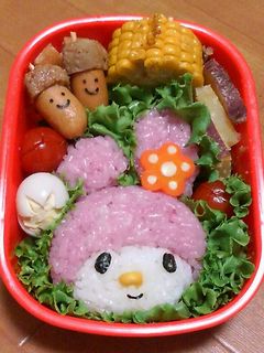 マイメロディちゃんのキャラ弁-レシピのメイン写真