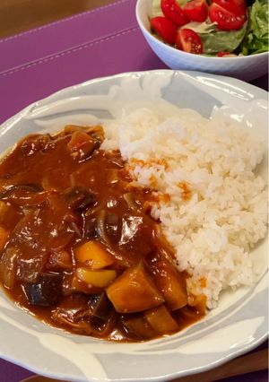 レトルトかさ増し茄子のハヤシライス-レシピのメイン写真