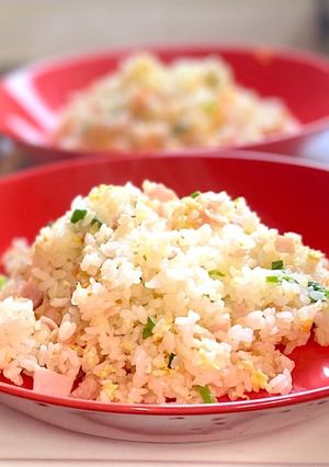 娘も作れる！ズボラに作るエビ塩炒飯-レシピのメイン写真