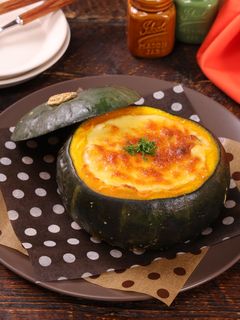 まるごとパンプキングラタン-レシピのメイン写真