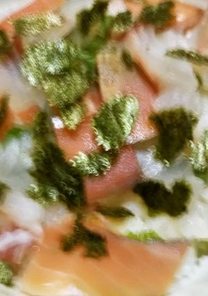 スモークサーモンと鯛ののっけ寿司-レシピのメイン写真