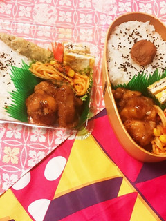 長女とパートナーのお弁当♡8/17(火)-レシピのメイン写真