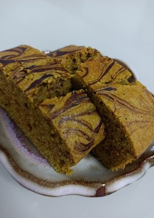 抹茶のマーブルパウンドケーキ-レシピのメイン写真