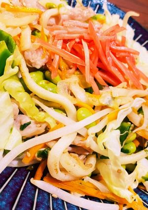 野菜たっぷり美人焼うどん極UMAMI美人-レシピのメイン写真