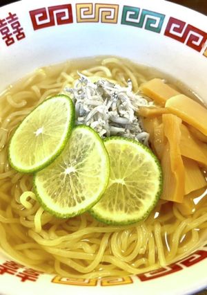 しらすとへベスの冷やしラーメン-レシピのメイン写真