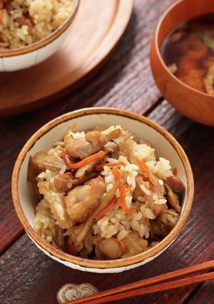 鶏ごぼうめし-レシピのメイン写真