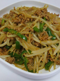 簡単!豚ひき肉ともやしの和風カレー炒め♪-レシピのメイン写真