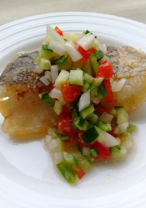 白身魚のラビゴットソースかけ-レシピのメイン写真