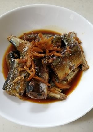 骨まで食べるサンマの煮付け-レシピのメイン写真