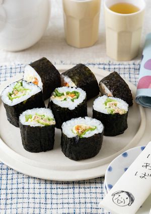 親子で作ろう！サラダ海苔巻き-レシピのメイン写真