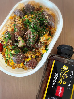 焼肉のたれでペッパービーフコーンライス-レシピのメイン写真