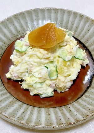 たくあんのポテトサラダ♪-レシピのメイン写真