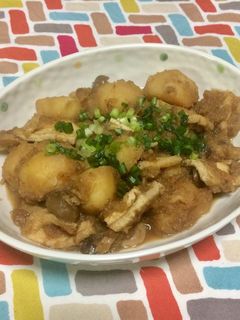 超簡単☆こってりおろしきつね揚げじゃが!-レシピのメイン写真