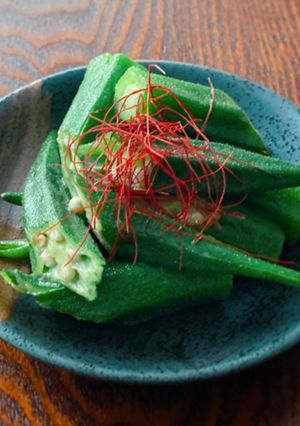 あと一品♪簡単時短 オクラのバター醤油♪-レシピのメイン写真