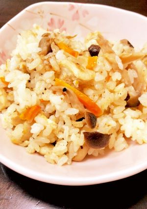 冷蔵庫にあるもので炊き込みご飯-レシピのメイン写真