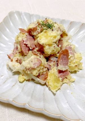 粒マスタードとウインナーのポテトサラダ-レシピのメイン写真