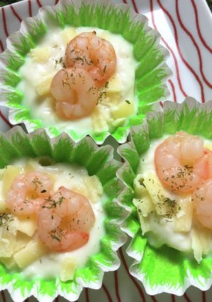 小さなえびマカロニグラタン-レシピのメイン写真
