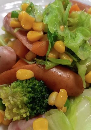 朝食にちゃちゃっと野菜炒め-レシピのメイン写真