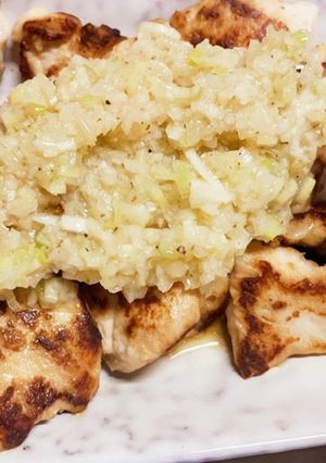 焼き鶏胸肉のねぎ塩-レシピのメイン写真