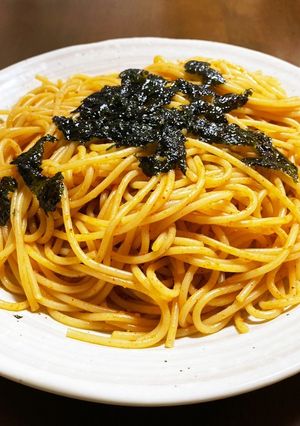 ズボラパスタ（キムチ味）-レシピのメイン写真