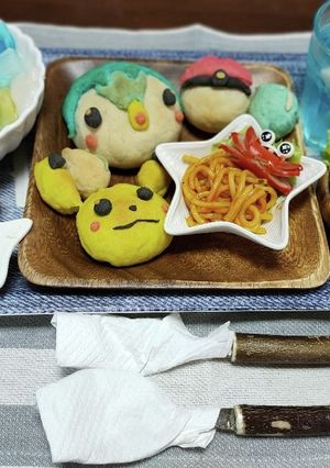 ポッチャマ海へ☆ちょっと日焼け☆夏休み☆-レシピのメイン写真