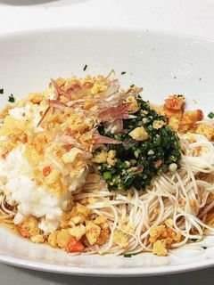 ネバネバ野菜と香味野菜のぶっかけそうめん-レシピのメイン写真
