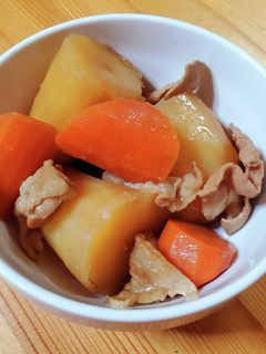 やる気無い時のw肉じゃがw-レシピのメイン写真