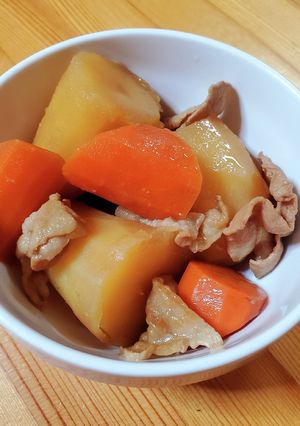 やる気無い時のw肉じゃがw-レシピのメイン写真